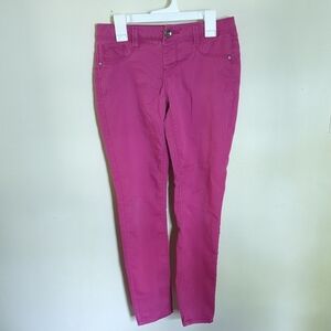 Squeeze Magenta Pink Skinny Jeans with Stretch Girls Size 12